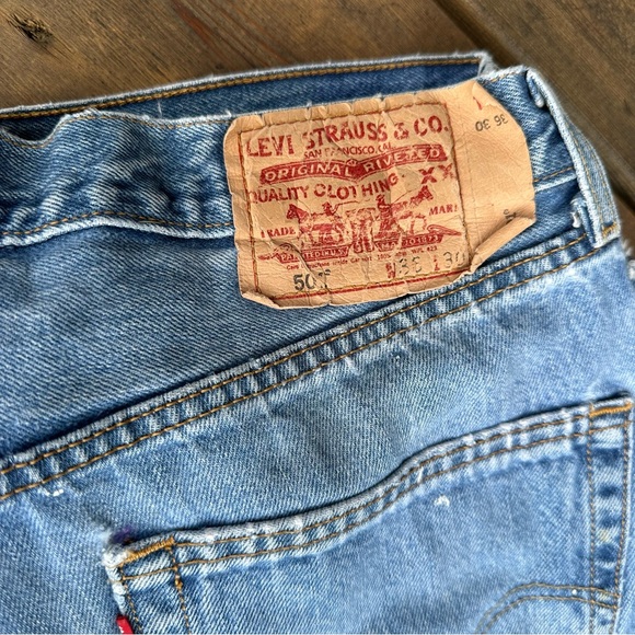 Lot of 14 Vintage Levi’s 501 & 501xx Project/Damaged - Picture 3 of 14